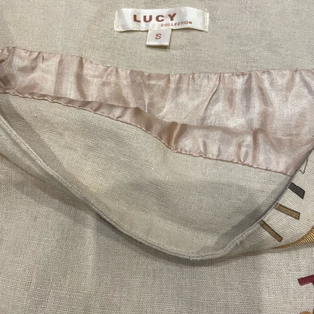Lucy | Egyptian Print Sequin Skirt - Picture 11 of 13